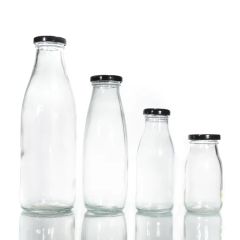 Round Milkshake Bottle for Yoghurt and Beverages with Custom Label - Image 4
