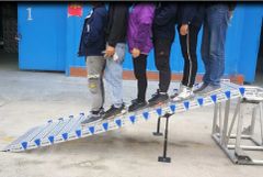 Portable Car Aluminum Alloy Loading Ramps, Motorcycle Ramp Color Silver Trademark Dragon Foldable Foldable Material Aluminum - Image 5