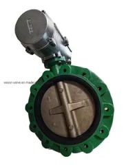Valve Automation Pneumatic Flanged Ball Valve, 2 Way/ 3 Way Automation Solutions Air Pressure Control System - Image 1