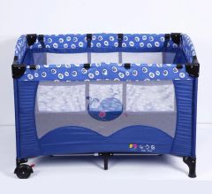 Baby Playpen with New Design Color Blue Origin China Condition New Style American Model NO. H45-1 Trademark happy - Image 1