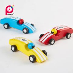 Wooden Racing Pull-Back Toy Car - Image 3