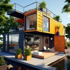 China Transportable Connection Container Homes Cost House Wood Timber Steel Structure House - Fuzhou Wincontex Trading Co., Ltd.