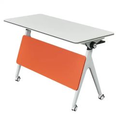 Folding Desk Mobile Conference Training Table/School Learning Desk with Wheels - Image 4