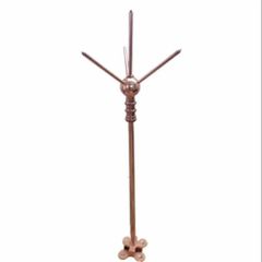 Copper Lighting Arrestors Rated Voltage 11 kV Air Rod Height standard Survival Wind Speed standard Base Plate Thickness - Image 1