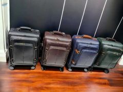 Leather Trolley Bag Delivery Time Prompt Delivery Quality Assurance High Quality Texture Genuine Cow Buffalo Ox Sheep Goat Leather - Image 1