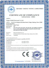 Winhi Digital Signage CE certificate from Ningbo Beilun Bonsen Auto Electron Co., Ltd.