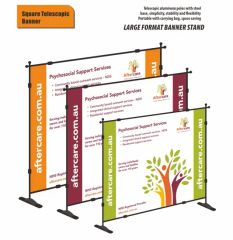 10X10' Event Backdrop Telescopic Banner Stand Type L Stand Shape Straight Model NO. JMZJ Style Floor-type Feature Fireproof - Image 5