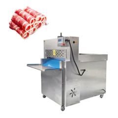 High Quality Fresh Slice Processing Sausage Bacon Slicing Frozen Meat Cutter Machine - Image 1