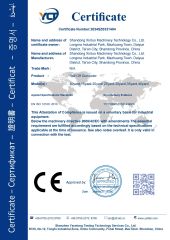 CE certification certificate from Shandong Xintuo Mechanical Technology Co., Ltd