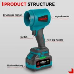 Powerful Brushless Electric Snow Blower for Enclosed Spaces - Nantong Qizao Electric Tools Co., Ltd.