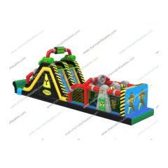 Playground Commercial Inflatable Obstacle Course Age 8-11 Years Style Christmas Weight 50 ~ 99Kg HS Code 9506990000 Model NO. - Image 1