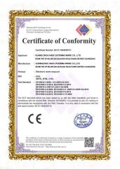 CE certificate from GUANGZHOU HADI CATERING WARE CO., LTD