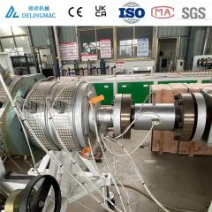 Plastic Extruder PVC Drainage Pipe Threading Pipe Production Extrusion Line - Image 6