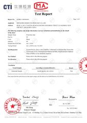 CTI certificate from ShenZhen DuBang Technology Co., Ltd.