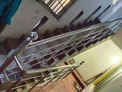 Stainless Steel Railings, Mounting Type: Floor Steel Grade 304 Mounting Type Floor Material Grade SS 304 Material Stainless - Trust Automation