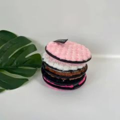 Microfiber Makeup Remover Pad Size 8cm OEM Accept Origin China Logo Customerized Design Embroidered Specification 19cm Trademark JMBamboo - Image 1