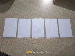 125 kHz Thin Rfid Cards, Size: Micro Size Micro Color White Material PVC Type Active RFID Shape Rectangular Frequency 125 - Image 1