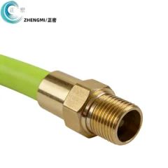 Industrial Reusable Male & Female Hose Brass Fittings Origin Chan Pipe Thread 1/8 Trademark ZHENGMI HS Code 7412201000 Straight Thread 7/16-24 - Shanghai Zhengmi Pneumatic Element Co., Ltd.
