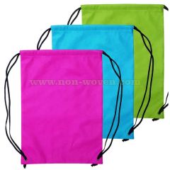 Advertising Promotional Non-Woven Sports Gym Backpack Drawstring Bag - Image 4