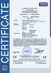 CE certificate from OCOM Technologies Limited