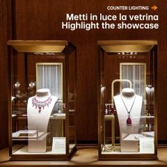 LED Jewelry Display Spotlight for Cabinets - 3W White Strip Light - Image 4