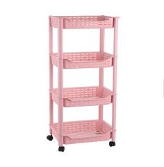 Fplastic Detachable Kitchen Bathroom Storage Shelves Rack - Image 2
