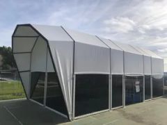 Batch Customization Long Lifespan Padel Court Roof for for Weather Protection - Qingdao Luckin Sports Factilities Co., Ltd