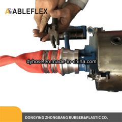 High Pressure Double Jacket Red Fire Hose with Couplings Origin China Thickness 1-3mm Model NO. 1\"-6\" Lining With - Image 3