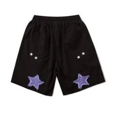 Custom Patch Embroider Logo Biker Shorts Terry Gym Sweat Shorts - Image 2