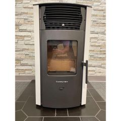 Wood Pellet Stove HP50S-White 2,200 sq. ft. Pellet Stove with a 47-lb Hopper in White – product photo 1, product detail gallery