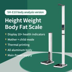 Ultrasonic Body Fat Analyzer Height and Weight Scale Beauty Equipment - Image 2