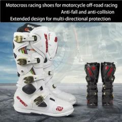 Motorcycle Waterproof Motorbike Shoes Armored Boot Protection - Image 1