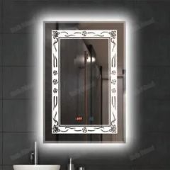 New Arrive Bathroom Modern Touch Mirror LED Smart Glass Mirror with LED Light - Image 3