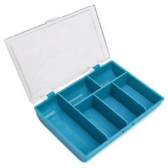 053# Plastic Transparent Storage Boxs Bead Storage Containers Jewelry 6 Grid Boxes for Storage Fishing Tackle Box - Image 1
