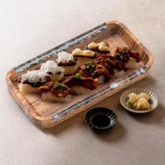 Versatile Acacia Wood Serving Tray with Customized Resin Patterns - Image 5