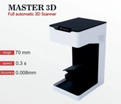 Master 3D Scanner. FOV: 80*60mm Resolution 0.06mm Resolution: 0.06mm Raster: DLP 1280*1080; Target Size Range 5-80mm Measurement Accuracy - Image 1