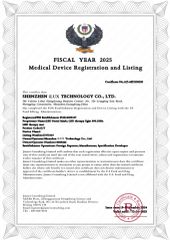 FDA certificate from Shenzhen Ilux Technology Co., Ltd.