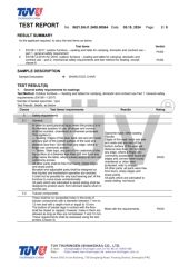 Product Inspection Report certificate from Yongkang Dashing Leisure Products Factory