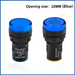 22mm Panel Mount 12V LED Ad16-22ds Panel Equipment Indicator Signal Lamp Lights - Image 6