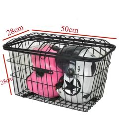 Large Capacity Metal Bike Baskets for Two Helmets - Various Colors - Image 6