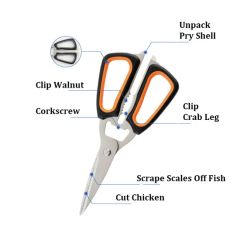 Ds-2657c Kitchen Shears Heavy Duty Meat Scissors Poultry Shears Kitchen Scissors - Image 2