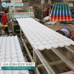 Roofing Material ASA Synthetic Resin Roof Sheet Corrugated Plastic Eco-Friendly Roof Tile for Apartment Building - Guangdong Jajahouse New Materials Technology Co., Ltd.
