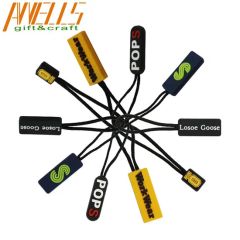 Custom Design Logo Soft PVC Zipper Sliders Slider and Puller Pulls Logo Pullers Charms for Jacket - Image 4