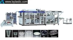 Tilting Thermoforming Machinery Origin China HS Code 8477409000 Trademark LXPLASTIC Air Pressure 0.7MPa Model NO. - Image 1