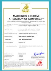 CE certificate from Shaanxi Zhongtuo Mine Equipment Co., Ltd.