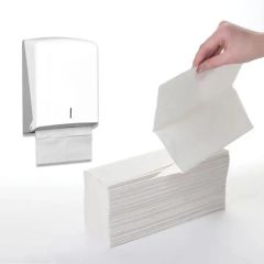 Manufacturer Custom Printed Water Absorption Disposable Embossed Interfold Paper Towels - Image 2