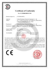 Certificates certificate from Foshan Shunningye Electrical Equipment Co., Ltd