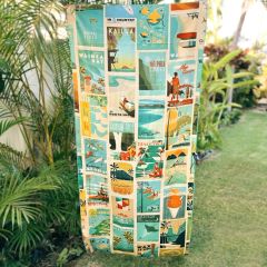 Beautyshow Custom Private Label Digital Print Logo Microfiber Christmas Tapestry Towel Soft Sand Free Custom Beach Towel - Nantong BeautyShow Textile Co., Ltd
