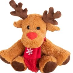 Hot Sale Christmas Stuffed Elk Doll Cute Plush Animal Toy for Christmas - Qingdao Fun Sports Co., Ltd.