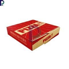 Disposable Take out Containers Food Grade Safe Paper Packaging Colorful Printing Custom Pizza Boxes - Image 1